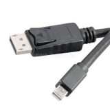 AKASA Displayport apa - Mini Displayport apa kábel - 2m (AK-CBDP02-20BK)