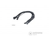 Akasa, Flexa FP5, 4pin Molex, 5x 4pin PWM ventilátor kábel, 45cm, AK-CBFA03-45