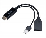 Akasa HDMI to DisplayPort Adapter cable Black AK-CBHD24-25BK