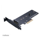 Akasa M.2 SSD - PCIe adapter kártya
