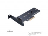 Akasa, M.2 SSD to PCIe adapter kártya, AK- PCCM2P-01
