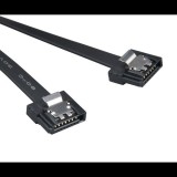 Akasa Proslim SATA3 adatkábel 50cm fekete (AK-CBSA05-50BK) (AK-CBSA05-50BK) - SATA kábelek