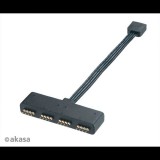 Akasa RGB LED elosztó kábel (AK-CBLD02-10BK) (AK-CBLD02-10BK)