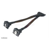 AKASA SATA power splitter 90° (AK-CBPW15-15BK)