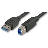 Akasa USB 3.0 type A to B cable Black AK-CBUB01-15BK