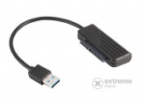Akasa USB 3.1 kábel 2,5" SATA SSD ÉS HDD adapter, 20cm, AK-AU3-07BK
