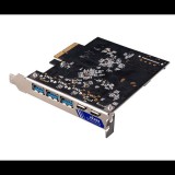 Akasa USB 3.2 Gen 2 2x Type-C 3x Type-A bővítő kártya PCI-E (AK-PCCU3-09) (AK-PCCU3-09)