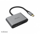 AKASA USB Type-C 2in1 adapter