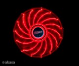 Akasa Vegas Red LED 12cm Case Fan AK-FN091-RD