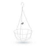 Akasztható fém kosár - virágcserépek rögzítéséhez - 25 cm