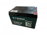 Akkumulátor 12V, 12Ah 6-DZF-12 Ztech gondozásmentes ólom