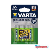 Akkumulátor ceruza VARTA Recharge Accu Power AA 4x2100 mAh