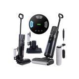 Akkumulátoros Álló Mosó-Porszívó Öntisztító, 200W BLDC, 2in1 Porszívó és Felmosó, 40 Perc Üzemidőng