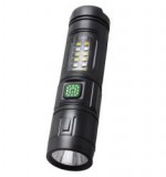 Akkumulátoros LED zseblámpa - USB-ről tölthető - 7 funkciós