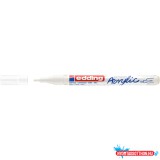 Akril marker 1-2mm, Edding 5300 fehér