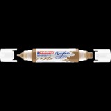 Akril marker 2-3mm, és 5-10mm, 3D kétvégû Edding 5400 arany