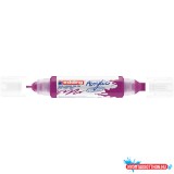 Akril marker 2-3mm, és 5-10mm, 3D kétvégû Edding 5400 lila
