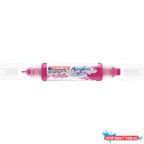 Akril marker 2-3mm, és 5-10mm, 3D kétvégû Edding 5400 magenta