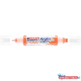 Akril marker 2-3mm, és 5-10mm, 3D Kétvégû Edding 5400 neon narancssárga