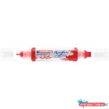 Akril marker 2-3mm, és 5-10mm, 3D kétvégû Edding 5400 piros