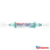 Akril marker 2-3mm, és 5-10mm, 3D kétvégû Edding 5400 türkiz