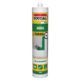 Akril tömítő 280 ml fehér, SOUDAL TURBO