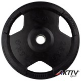 Aktivsport Gumírozott súlyzótárcsa 25 kg 51 mm