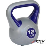 Aktivsport kettlebell 12 kg műanyag bevonattal