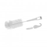 Akuku Cumisüveg és cumimosó kefe szett Maci - Fehér