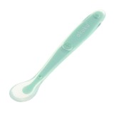 AKUKU Puha szilikon kanál babáknak– Menta