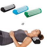 Akupresszúrás masszázs párna Fekete - Relaxációs és fájdalomcsillapító eszköz otthoni használatra