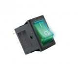 AKV 02 Kapcsoló 12V 1ák világító zöld