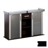 Akvárium alá szekrény MODERN 150x50x77 cm DIVERSA - fekete, egyenes