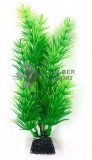 Akváriumi műnövény sűrű zöld tűlevelekkel 20 cm