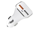 AKY AK-CH-08 Akyga Car charger AK-CH-08 3000mA 2xUSB white Quick Charge 3.0