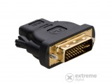 Akyga AK-AD-03 csatlakozó átlakító HDMI DVI 24+5 Fekete