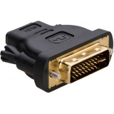 Akyga AK-AD-03 HDMI DVI 24+5 Fekete csatlakozó átalakító
