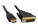 Akyga AK-AV-13 HDMI - DVI M/M 3m 24+1 fekete kábel