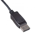 Akyga AK-AV-15 DisplayPort kábel 1,8 M Mini DisplayPort Fekete