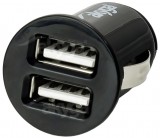 Akyga AK-CH-02 USB Adapter 12-24V/5V/2,1A 2USB Black