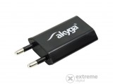 Akyga AK-CH-03 USB-s hálózati töltő, fekete
