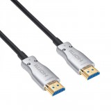 Akyga AK-HD-100L HDMI kábel 10 M HDMI A-típus (Standard) Fekete, Ezüst