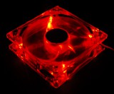 Akyga AW-12A-BR System Fan 12cm Red LED OEM