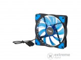 Akyga AW-12E-BL 12cm-es ventilátor, kék (MOLEX 33 15 LED)