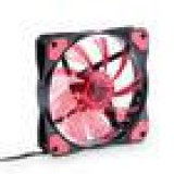 Akyga AW-12E-BR System Fan 12cm Red LED AW-12E-BR