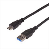 AKYGA kábel USB Összekötő TypeC 3.1, 1m, Male/Male (AK-USB-15) - Adatkábel