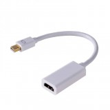 Akyga mini DisplayPort apa - HDMI anya átalakító 15cm fehér (AK-AD-38) (AK-AD-38)
