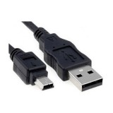 Akyga USB-A - Mini-B (5-tűs) kábel 1.8m fekete (AK-USB-03) (AK-USB-03)