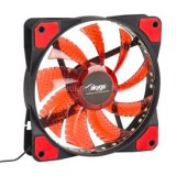 Akyga Ventillátor 120mm mini 6 pin 15 LED RGB AW-12D-RGB (AW-12E-BR)