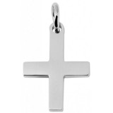 Akzent márkájú acél kereszt medál, 1,8x1,3 cm
